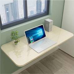 Wall-Mounted Folding Table Folding Kitchen and Dining Table Small Space Saving Floating Computer Desk for Office Home Kitchen (Color : B, Size : 50x90cm)