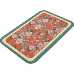 Lipuse Esstischmatten, Tischsets-Set, 6-teilig, klassisches Leder, Western-Tischset, Restaurant-Tischset, Geschirr-Pad, Wärmeisolierung, Küchenzubehör (Farbe: H) (Farbe: D) (Color : D, Size : D)