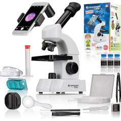 Bresser Junior Microscope with 40x 640x Magnification, Zoom Eyepiece and Extensive Starter Pack for the Perfect Start to Microscopy