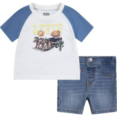 Levi's Baby Boys' Tee and Short Set Sbss241 Matching Outfits