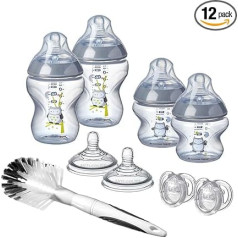 Tommee Tippee 42356751 Closer to Nature Newborn Baby Starter Kit, Assorted