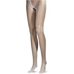 Miss O Open Crotch Tights 20 Denier - Large / X-Large