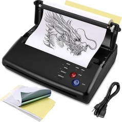 Tattoo Transfer Schablone Maschine Kopierer Drucker mit 20pcs Free Tattoo Schablone Transfer Papier Tattoo Transfer Schablone Maschine