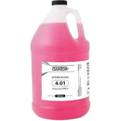 Oakton Buffer solution, pH 4.01; 4 x 1 Gall; Bottles/Cs