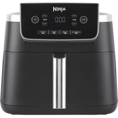 Ninja PRO Air Fryer Hot Air Fryer, 4.7 L Airfryer, Single Basket Hot Air Fryer, 4-in-1, for 1-2 Servings, Digital, Cooking from Frozen, Non-Stick Drawer & Crisper Basket, Black AF140EU