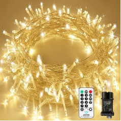 LED Fairy Lights Power 35 m 300 LED with Remote Control Timer Memory Function Fairy Lights IP65 Waterproof for Indoor and Outdoor Use, Low Voltage, Fairy Lights for Party, Christmas, Garden, Room