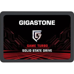 Gigastone Game Turbo SSD 128GB SATA III 2.5 Inch Internal Solid State Drive, Read Speed up to 520 MB/s. 3D NAND 2.5 Inch SSD Hard Drive Compatible with PS4, Laptops PC and Desktops