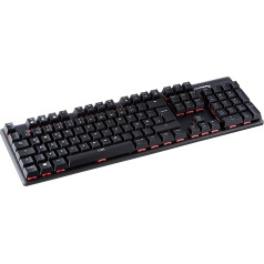 HyperX Alloy Origins RGB Mechanical Gaming Keyboard, HyperX Red Switches (QWERTZ German Layout), Black
