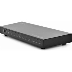 DIGITUS Professional DS-43302 - 8-Port HDMI Splitter, 1x8 - Full HD 1080p - HDCP 1.2 - LPCM, DTS Digital, Dolby Digital - Schwarz