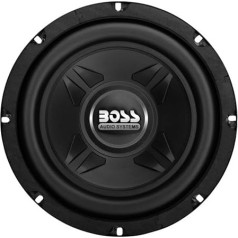 1 Chaos Audio Systems CXX8 Subwoofer 20 cm 200 mm 8 Inch Single Coil 4 Ohm 300 Watt RMS 600 Watt Max 83 dB Rubber Suspension