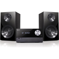 LG Electronics CM2460DAB Mini Hi-Fi System with Digital Radio with USB Black