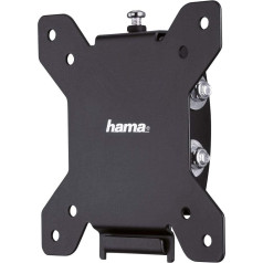 Hama TV-Wandhalterung TILT, neigbar, für 25 - 66 cm Diagonale (10 - 26 Zoll), für max. 30 kg, VESA bis 100 x 100, Wandabstand 3,5 cm, schwarz