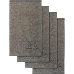 Sansibar double-face hand towel, terry towel, two-tone, 100% cotton