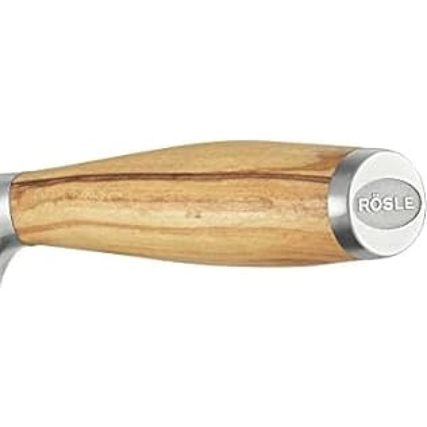 Rösle Artesano Chef's Knife, High-Quality Kitchen Knife for Cutting Meat, Fish, Poultry and Vegetables, Made in Solingen, Special Blade Steel, Olive Wood