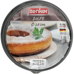 Zenker Springform Cake Tin with 2 Bases 18 cm