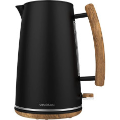 Cecotec Thermosense 400 Black Woody Kettle 1.7 Litre Capacity and 3000 W
