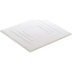 Vossen Calypso Badeteppich Shower Mat, White, 60x60 cm