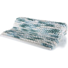 Spirella Kito Ocean 1018616 Bath Mat 60 x 90 cm Microfibre Bath Mat, Polyester/Cotton, 90 x 60 x 17.5 cm