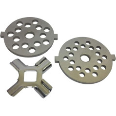 Mincer / Mincer Fine and Coarse Sanding Plates with a Cutting Blade Compatible with FGA