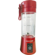 STARLYF Tragbarer, leistungsstarker Power Blender, kabellos, Smoothies und Säfte, Instant-Mixer, Protein-Shakes, schnell und einfach zu bedienen, Smoothie Maker (rot)