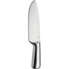Alessi SG504 Mami Kochmesser,Stahl AISI 420 mattiert, Silber / Schwarz