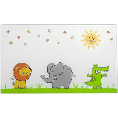 LEONARDO HOME Bambini 039200 Chopping Board, Glass, Multi-Coloured