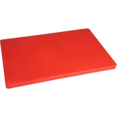 Hygiplas Extra Thick Chopping Board in Red Low Density 20 x 600 x 450mm