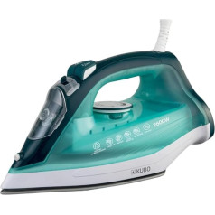 Steam iron, ceramic sole, steam boost 140 g, self-cleaning function, water tank 320 ml, power 2600 W. Kubo