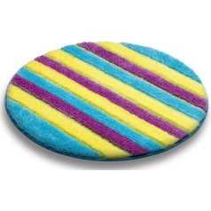 Ilkadim Vonella Linear Striped Bath Mat Rug Non-Slip