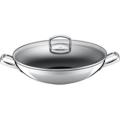 Silit Hongkong 82603311 Wok with Glass Lid 36 cm