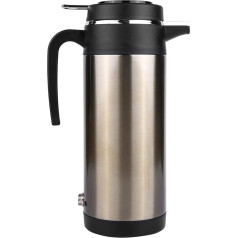 Kettle, 1200 ml, electric boiler in the car, car heating cup, travel thermos, heating water bottle, stainless steel, 12 V
