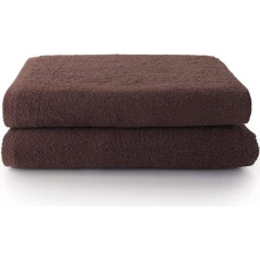 Top Towel - Set of 2 Bath Towels - 100% Cotton - 500 g/m² - Dimensions: 70 x 140 cm