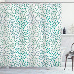 ABAKUHAUS Multicoloured Shower Curtain