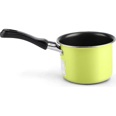 Mini Cooking Pot, Non-Stick Butter Warmer with Handle, Multi Milk Pan, Sauce Pan, Milk Pot, Soup Pot, Cookware, Small Pot for Pasta Soup Milk (Green)