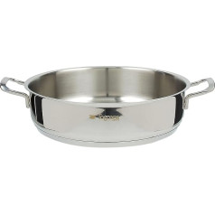 Tognana Vanitosa 28 cm Frying Pan with 2 Handles, Stainless Steel, Silver