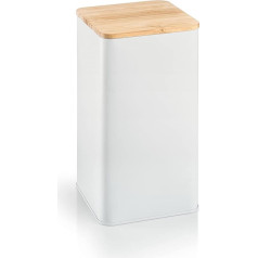 Tescoma 900840 Metal Storage Jar with Bamboo Lid 10 x 10 x 18.5 cm