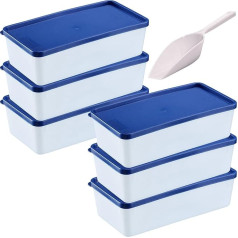 Viva-Haushaltswaren Freezer Fridge Boxes BPA Free, Made in Germany, with Filling Scoop