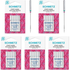 25 Quilten Schmetz Sewing Machine Needles 130/705H H-Q Size 75/11