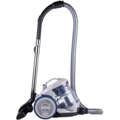 Dirt Devil DD2501 Vacuum Cleaner without Bag - Floor Vacuum Cleaner 850 W - HEPA 12 Filter - 7.5 m Range - with Combibrush, Recessed Brush and Parquet Brush - 5.5 kg - Dust Collection Box 1.5 L -