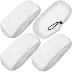 spares2go Hard Floor Cleaning Cloth Pads for Morphy Richards 720022 12 in 1 Steam Cleaner Mop (Pack of 4)