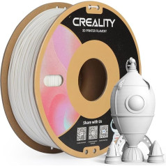 Creality CR-PLA Matte 3D Printing Filament, 1.0 kg Environmentally Friendly Cardboard Spool, 1.75 mm PLA Matte 3D Printer Filament, ≤ 0.03 mm Dimensional Accuracy, Compatible with Creality FDM