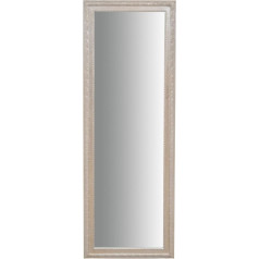 Biscottini International Art Trading Wall Mirror 142 x 52 x 3 cm Made in Italy Shabby Mirror Bathroom Mirror Antique Colour Vintage Wall Mirror
