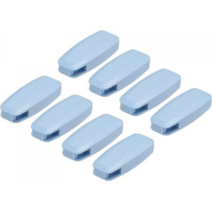sourcing map 8 x 80mm Blind Weight Curtain Shutter Beads Chain Handle Roman Vertical Blind Accessories Blue