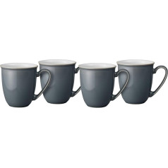 Denby 416041113 Mug Set, Stoneware, Grey