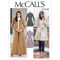 McCall's Patterns McCall's M7848RR Women's Knee and Ankle Length Formal Winter Jacket Sewing Plus Sizes 18W-24W Pattern