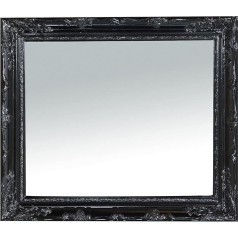 Biscottini Vintage Mirror 75 x 65 cm | Wall Mirror for Bathroom and Bedroom | Entrance Mirror