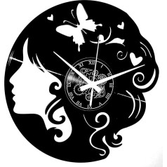 Instant Karma Clocks Vinyl Wall Clock with Beauty Centre Hairdressing Salon Design Modern Decoration