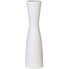 Casablanca Vase Tamera Keramik,weiß,H.77/D.16