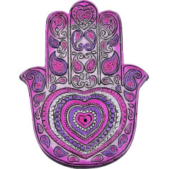Nemesis Now Hamsa's Love Hand Incense Burner, Pink
