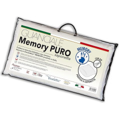 V.I.P. Very Important Pillow Memory Cushion 50 x 80 cm White